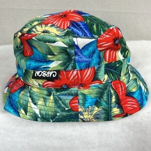 Carbon‎ Elements Bucket Hat One Size Tropical Floral Summer Unizex Adult